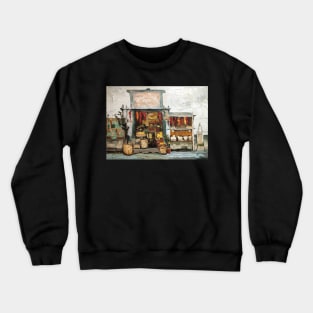 Italian Market Painting Crewneck Sweatshirt